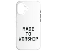 Fatto per adorare. citazione sull"identità cristiana. Custodia per iPhone 16