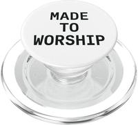 Fatto per adorare. citazione sull"identità cristiana. PopSockets PopGrip per MagSafe