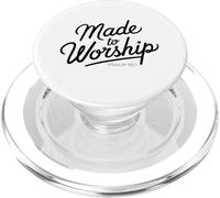 Fatto per adorare la Scrittura Bibbia Paslm Preghiera Signore Cristiano PopSockets PopGrip per MagSafe