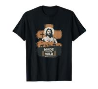 Fatto per il Wild Christian Citazione Mark 1:12-13 Maglietta