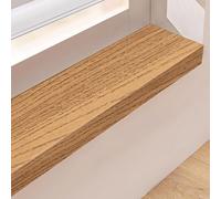 Fatto su Misura Davanzale Interno, Sostituzione Davanzale LedgeCover, PVC Acrilico Composito Finestre Bordo Piastra Protettiva, Decorativo Davanzale Copertura(C,100x12cm(39.4x4.7in))