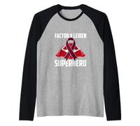 Fattore V Leida Supereroe Survivor Guerriero Combattente Maglia con Maniche Raglan
