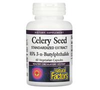 Fattori naturali, semi di sedano, 85% 3-n-butilftalide, 60 veg. Capsule