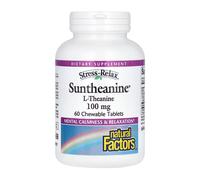 Fattori naturali, stress-relax Suntheanine L-teanina, 100 mg. 60 compresse ma...