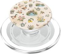 Fattoria Animale Giardino Acquerello Illustrazione Design PopSockets PopGrip per MagSafe