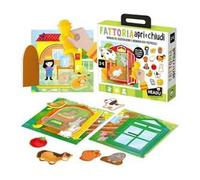 HEADU - Fattoria Apri e Chiudi Montessori - Manualità, Osservazione e Memoria | Giochi Educativi Bambini 2 3 4 Anni, Giochi Montessori, Regalo Bambina 2 anni, Regalo Bambino Natale, Made in Italy