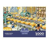 Fattoria del Formaggio Selvaggio Puzzle in Legno Impermeabile DIY Puzzles Da 1000 Pezzi Per Adulti Impossibili Per Decorazioni Domestiche