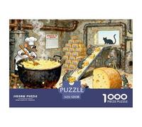 Fattoria del Formaggio Selvaggio Puzzle in Legno Impermeabile DIY Puzzles Da 1000 Pezzi Regali Per Adulti Sfidanti E Rompicapo Per Decorazioni Domestiche