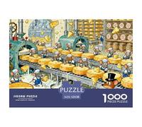 Fattoria del Formaggio Selvaggio Puzzle in Legno Impermeabile Puzzles Da 1000 Pezzi Per Adulti Impossibili Giochi Di Impegnativi