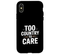 Fattoria del trattore troppo paese per la cura Custodia per iPhone X/XS