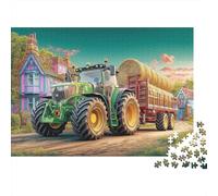 fattoria del villaggio puzzle per adulti trattore rurale puzzle 500 pezzi forma irregolare puzzle in legno,decorazione della casa