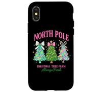 Fattoria dell'albero di Natale Polo Nord Sempre F Custodia per iPhone X/XS