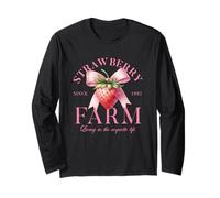 Fattoria Di Fragole Vivere Nella Vita Coquette Maglia a Manica