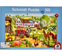 Fattoria Felice Schmidt Giochi 100 Pezzi Gioco Di Puzzle Gioco Di Pazienza 56003