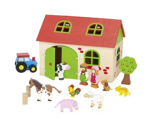 Fattoria in Legno con Accessori - Gioco Educativo e Creativo