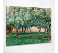 Fattoria In Normandia Paul Cézanne, pcz22 quadro stampato su tela, fine art, assemblato pronto da appendere 50x40 cm