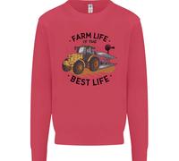 Fattoria Life Is The Best Life Agricoltura Contadino Uomo Felpa Maglione