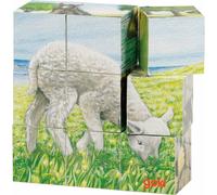 Fattoria puzzle a blocchi di legno Goki 1 St