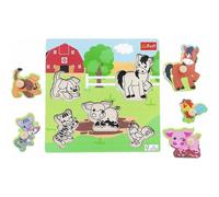 Fattoria puzzle in legno trefl 1 St