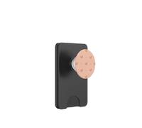 Fattoria rustica blocco stampa uccelli foglie pesca terracotta PopSockets PopWallet per MagSafe