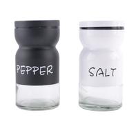 Fattoria Saliera e Pepiera Set con Regolabile Coperchi Casa Moderna