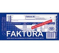 Fattura: modello completo per venditori netti, 1/3 A4, (originale+1 copia)