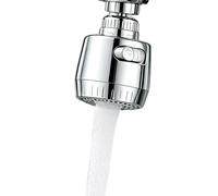 Faucet Aerator - Kitchen Sink Faucet Attachment | Splash-Proof 360-Degree Swivel | Water Flow Efficient, Easy Tool-Free Installation Bathroom Kitchen Hotel, Apartment Dorm