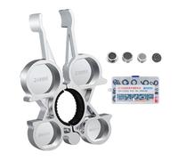 Faucet Aerator Removal Tool - 12 in 1, Rustproof Metal 12 in 1 Faucet Wrench Tool | Precise Disassembly Tools for Bathroom, Kitchen, Hotel, Ristorante, Home, RV | Include 4 Spouts & Toolbox