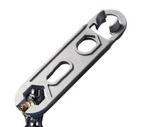 Faucet Aerator Removal Tool - Aluminum Alloy Plumbing Key for Stuck Aerators | Non-Slip Handle with Ergonomic Grip, Easy Faucet Repair Wrench for Kitchen, Bathroom, Shower, Home, Hotel,18cm Aluminum