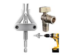 Faucet Angle Valve Wire Extractor | Steel Hex Shank Pipe Repair Tool