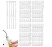 Faucet Filter Cotton Bag,Disposable Non-Woven Splash-Proof Tap Water Filter for Kitchen Sink,Effectively Filters Rust, Silt,Sediment,Household Groundwater Purifier for Home Kitchen Daily Use (100PCS)