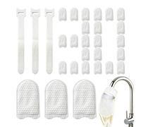 Faucet Filter Cotton Bags, Reusable Fine Fiber Water Filter, 30-100PCS