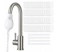 Faucet Filter Cotton Bags, Universal Faucet Filter Bag for Kitchen Sink, Multi-Layer Water Tap Cotton Filters Bag，150Pcs
