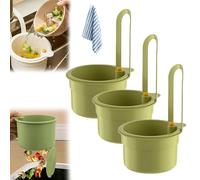 Faucet Hanging Strainer,2025 New Sink Food Catcher,Faucet Hanging Strainer Kitchen Sink,Push-Type Bottom Cover to Filter Residue Without Dirtying Your Hands,For Filtering Kitchen Waste (3, Green)