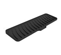Faucet Mat for Kitchen Sink - Silicone Dish Mat | 42x10x1.3cm Multipurpose Sink Protector, Drying Layer for Kitchen Counter, Bathroom, Dish Draining, Countertop Protection, Water Absorbing