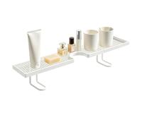 Faucet Rack U, U Shape Faucet Sponge Rack, Kitchen Sink Organizer, Over Sink Storage with Drain Tray, Stable Support,Compatible with Most Kitchen and Bathroom Faucets