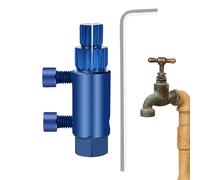 Faucet Screw Extractor, Broken Pipe Wire Remover, Multifunctional Tap Angle Valve Removal Tool, Heavy Duty Rustproof, for Home Kitchen Bathroom Repair Toolbox Supplies Plumbing Tools