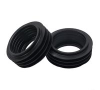 Fauhapyway 2 guarnizioni coniche in gomma per tubo di scarico Geberit a basso livello 42 mm connettore cisterna 119.668.00.1 nero