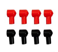 Fauhapyway 20 tappi protettivi isolanti per terminali della batteria, per auto e veicoli sportivi, 12 x 20 mm, rosso e nero