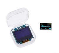 Fauhapyway 3 pezzi da 0,96 pollici per modulo display OLED risoluzione 128 x 64 interfaccia I2C per Arduino per Raspberry Pi per STM32 per cavi di collegamento schermo ESP32 (giallo + blu)