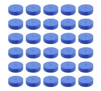 Fauhapyway 30 collari di clonazione per piante, inserti in schiuma di spugna, per vasi a rete fai da te idroponica 40 x 19 mm (blu)