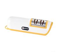 Fauhapyway Affilalame Compatto USB per Coltelli da Cucina ABS(Yellow) | Ricaricabile USB, meccanismo , design compatto, ABS , uso fili