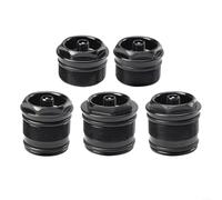 Fauhapyway Bicicletta per forcella pneumatica per tappo superiore in lega di alluminio valvola dado montaggio filettatura 28,3/30,3/32,3 x 1,0 mm compatibile con RockShox Nero (28,3 x 1,0 mm A)
