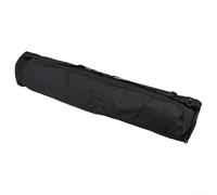 Fauhapyway Borsa per tappetino da yoga con cerniera integrale in tessuto Oxford 600D, tracolla leggera e resistente all'usura, per sport, adatta per tappetini da 72 x 16 cm (nero)