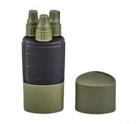 Fauhapyway Bottiglia da spremere, set portatile per spezie, scala graduata, 100 ml, dispenser per condimenti da cucina, contenitore per barbecue, confezione da 3 (verde)