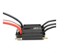 Fauhapyway Brushless ESC per RC Boat 2-6S 50A-150A Controller impermeabile con 5.5V/5A BEC (120A)
