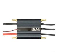 Fauhapyway Brushless ESC per RC Boat 2-6S 50A-150A Controller impermeabile con 5.5V/5A BEC (90A)