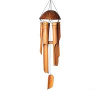 Fauhapyway Campane a per vento in Naturale 65cm Suono Rilassante Campane | naturale, suono calmante, 65cm altezza, per ideale per giardino, patio, balcone