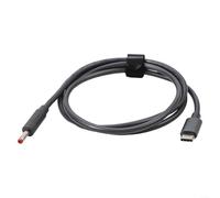 Fauhapyway Cavo di alimentazione da USB-C a CC, 1 m e 2 m, in rame fine, compatibile con mini router Starlink, accessorio tecnologico per auto, grigio (1 metro)