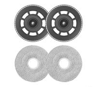 Fauhapyway Confezione da 2 supporti e cuscinetti per mocio Dreame M50 Ultra, in microfibra lavabile con forte blocco dell'acqua